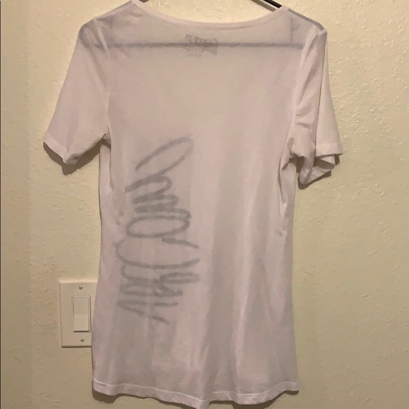 White Volcom vneck tee - Picture 3 of 3